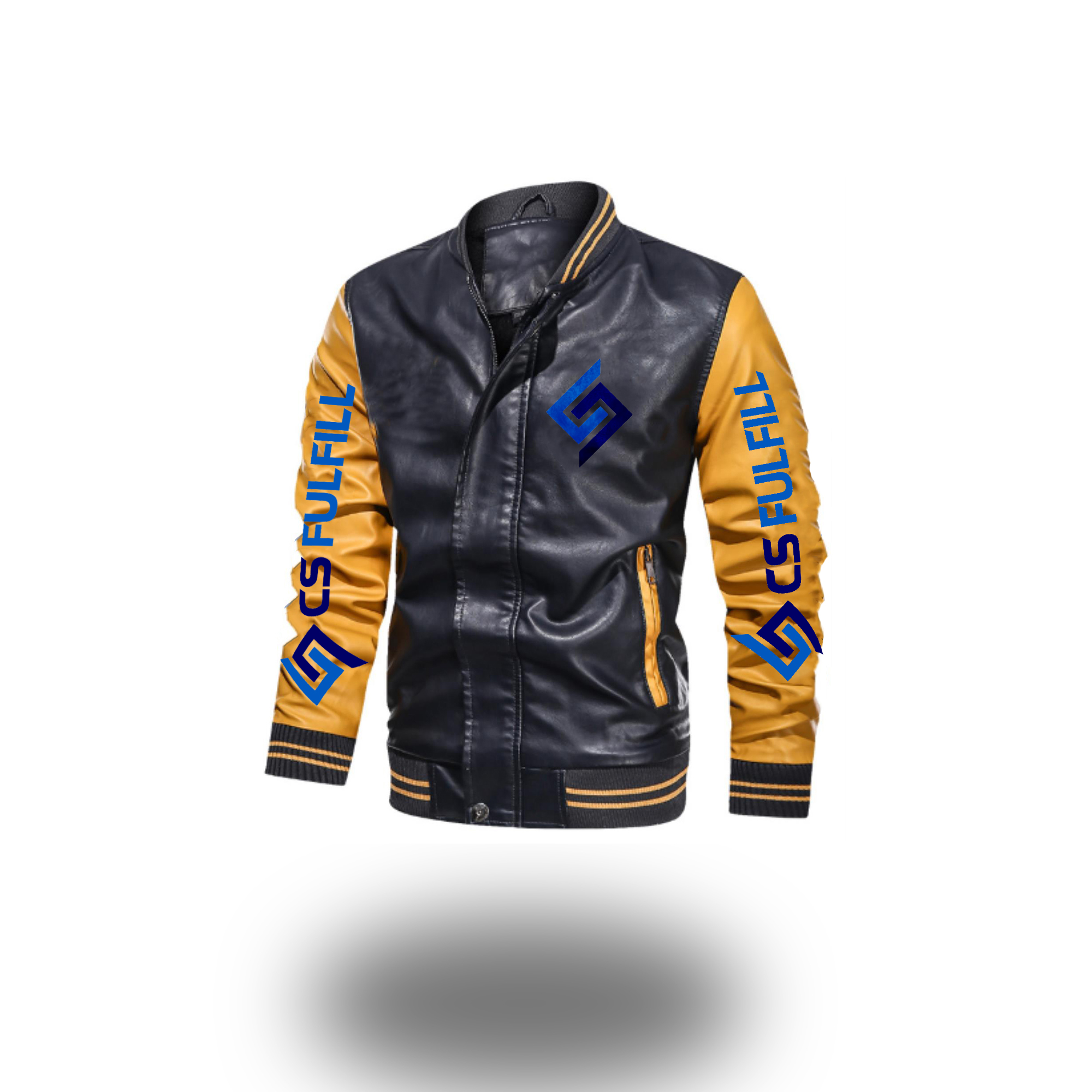 Leather Bomber Jacket 2D - CS Fulfill